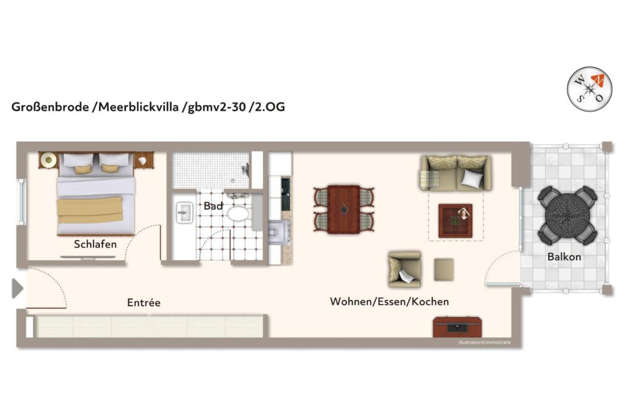 Apartmentanlage Meerblickvilla Apartmentanlage Meerblickvilla 2-30 Großenbrode Exteriér fotografie